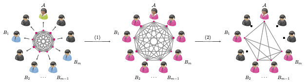 Anonymous communication in quantum networks